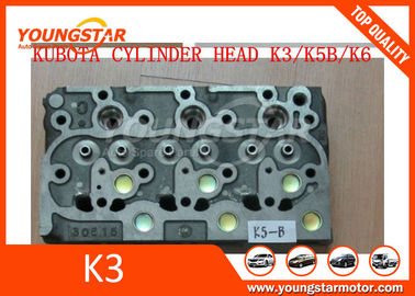Κεφάλι κυλίνδρων μηχανών diesel χυτοσιδήρου K3 K5 K6 για το φορτηγό &amp; τον εκσκαφέα μηχανών Kubota