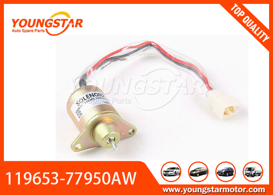 12VDC Dual-coil Shut-off Solenoid Valve for Yanmar Engines with OEM Compatibility