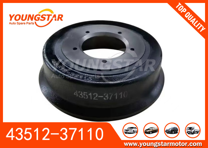 Ταμπούρο φρένων 43512-37110 για TOYOTA 14B και HINO 300-SERIES 2 Generation-5 8.5T με OEM Εφαρμογή